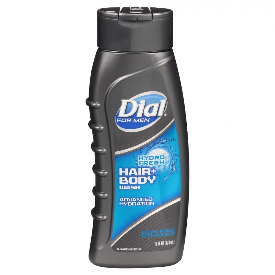 Dial For Men Hydro Fresh Hair Body Wash Advanced Hydration 473ml (17000091723)