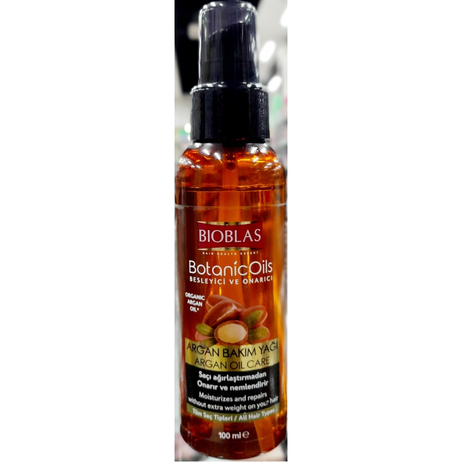 Bioblas Botanic Oils Argan Hair Care Oil 100ml 8680512607144 