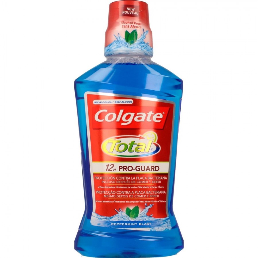 Mouth Wash Colgate Total 12th Pro Guard Peppermint Blast No Alcohol 500ml (8714789967899)