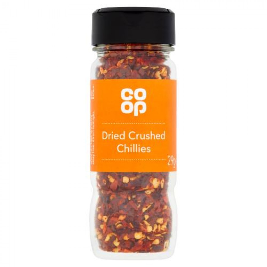 Coop Dried crushed chilies 5000128815192