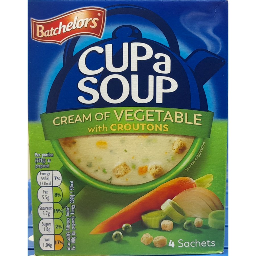 Batchelors Cup a Soup Granules Vegetable 120g 5000175409078
