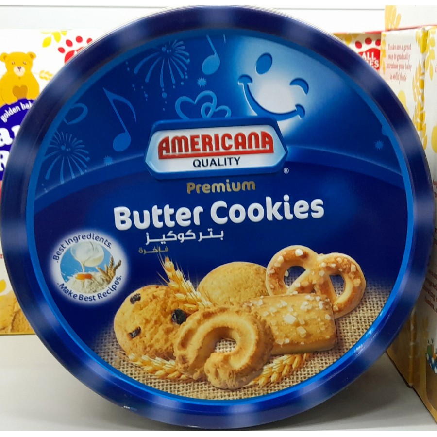 Americana Butter Cookies, Tin Blue, 908g 6281033213016