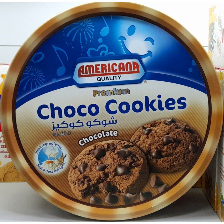 Americana Choco Cookies, Tin Chocolates, 605g 6281033214945