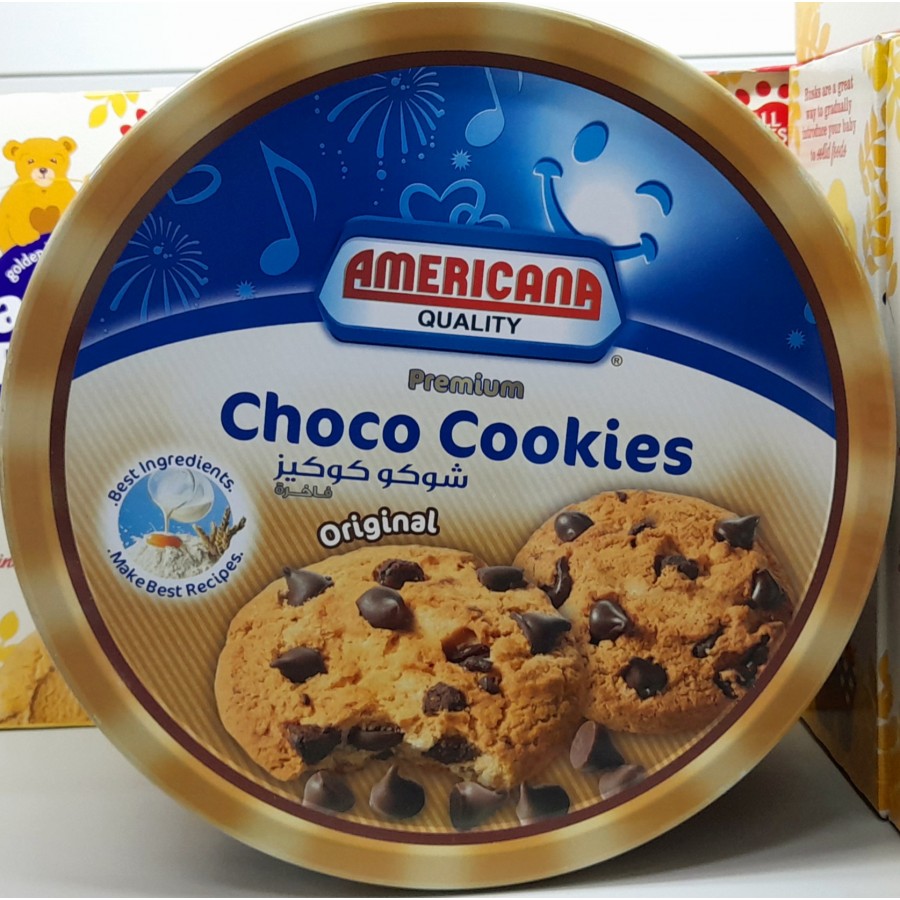 Americana Choco Cookies, Tin Original, 1040g 6281033214914