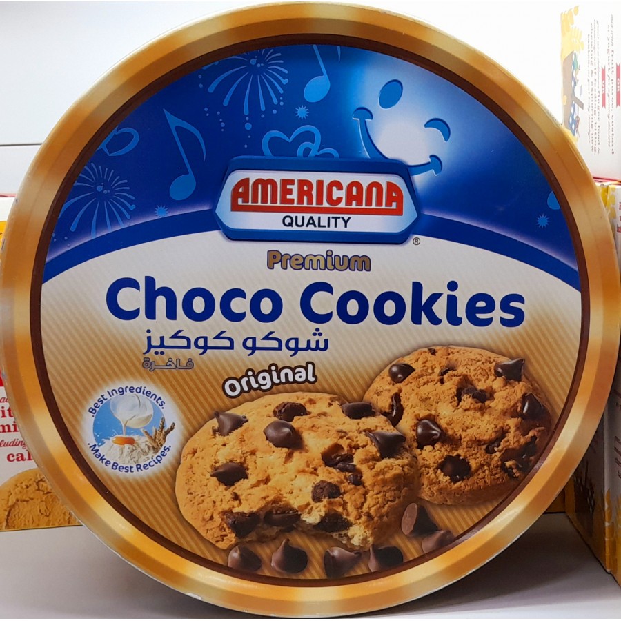 Americana Choco Cookies, Tin Original, 605g 6281033214921