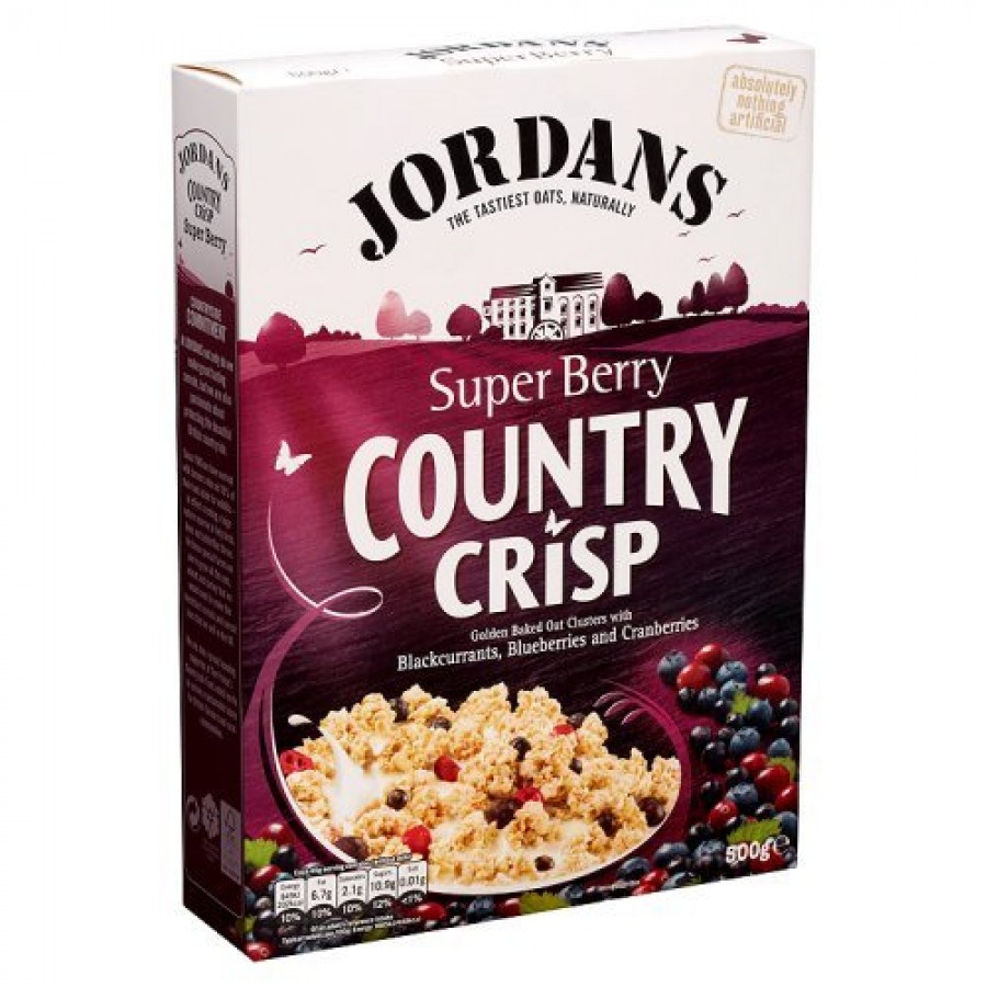 Jordan's super berry country crisp 500g 5010477344656