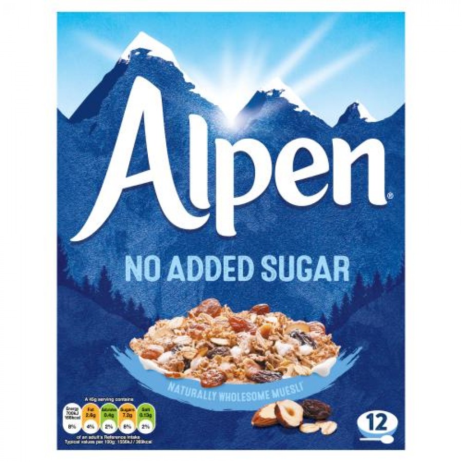 Alpen no added sugar 5010029226188