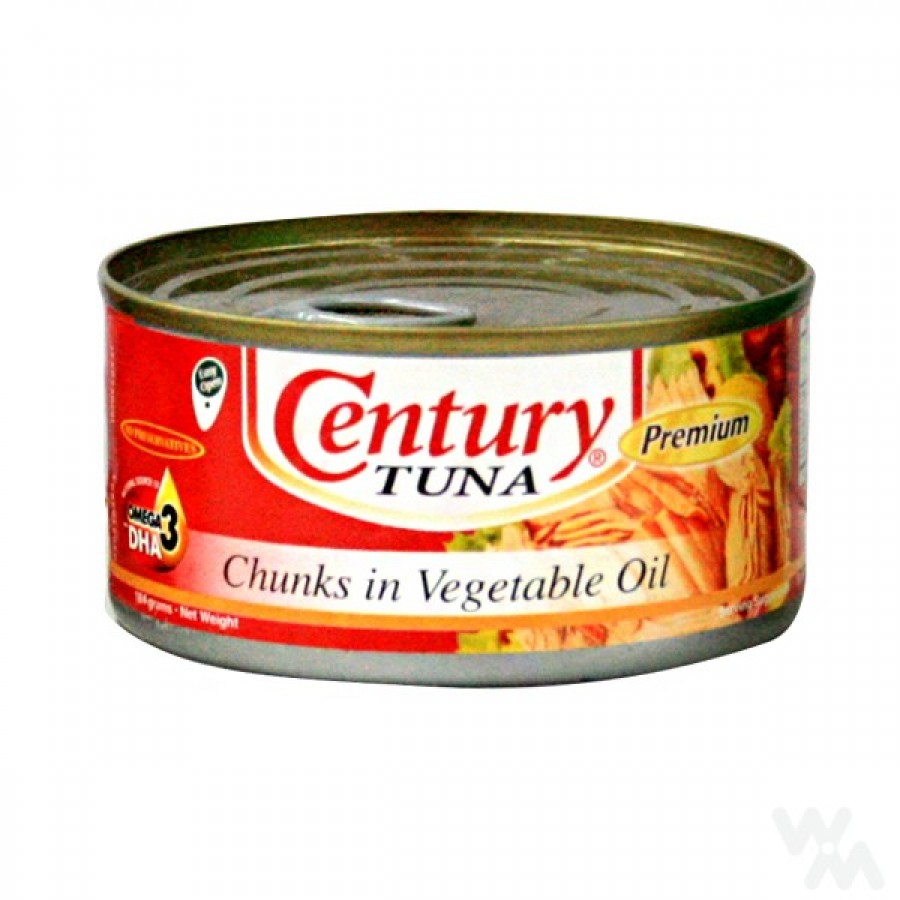 Tuna Chunks in Vegetables Oil Century Tin 184g (748485100043)