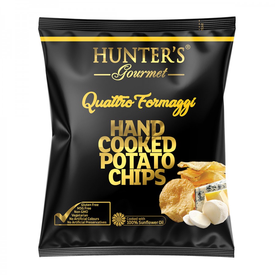 hunters-gourmet-hand-cooked-potato-chips-quattro-formaggi-25gm 733603099149