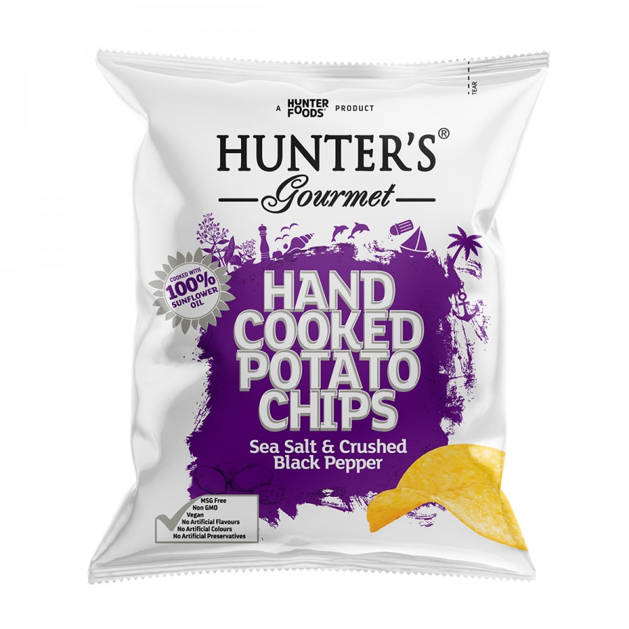 hunters-gourmet-hand-cooked-potato-chips-sea-salt-crushed-black-pepper-125gm 733603094250