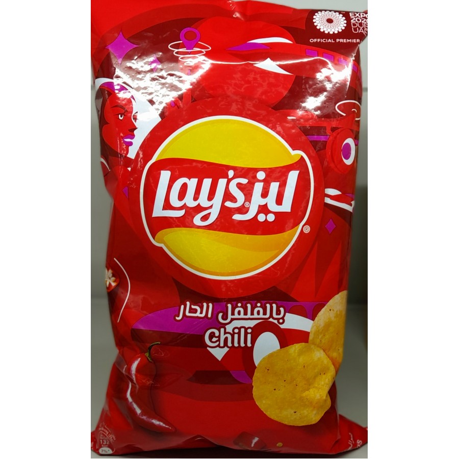 lays potato Chips Chili 170g 6281036108203
