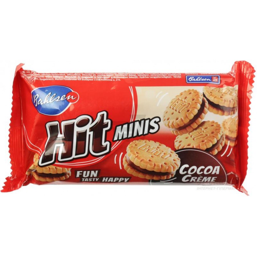 Cocoa Creme Biscuit Hit  Bahlsen 130g