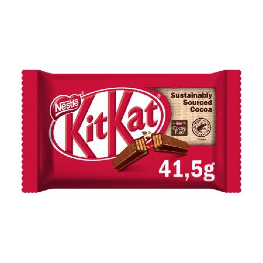 Nestle Kitkat Sustainably Sourced cocoa 41.5g 40052458