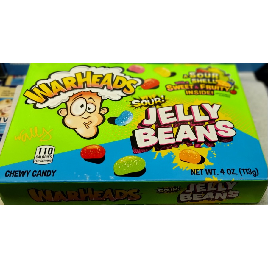 Warheads Thtr Sour Jelly Beans 032134235010