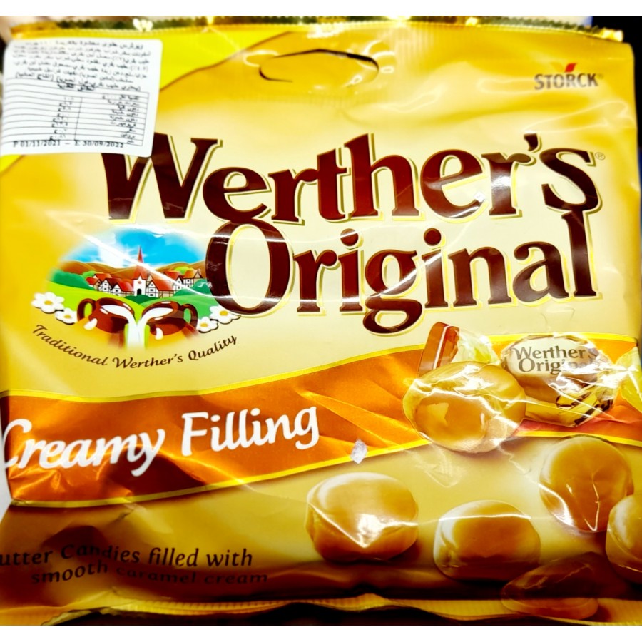 Werther's Original Creamy Filling Bag 110g 4014400912746