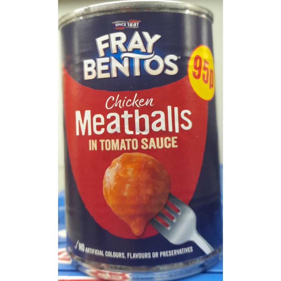 F Bentos Meatballs In Tomato Sauce PM95p 380g 5012427291201