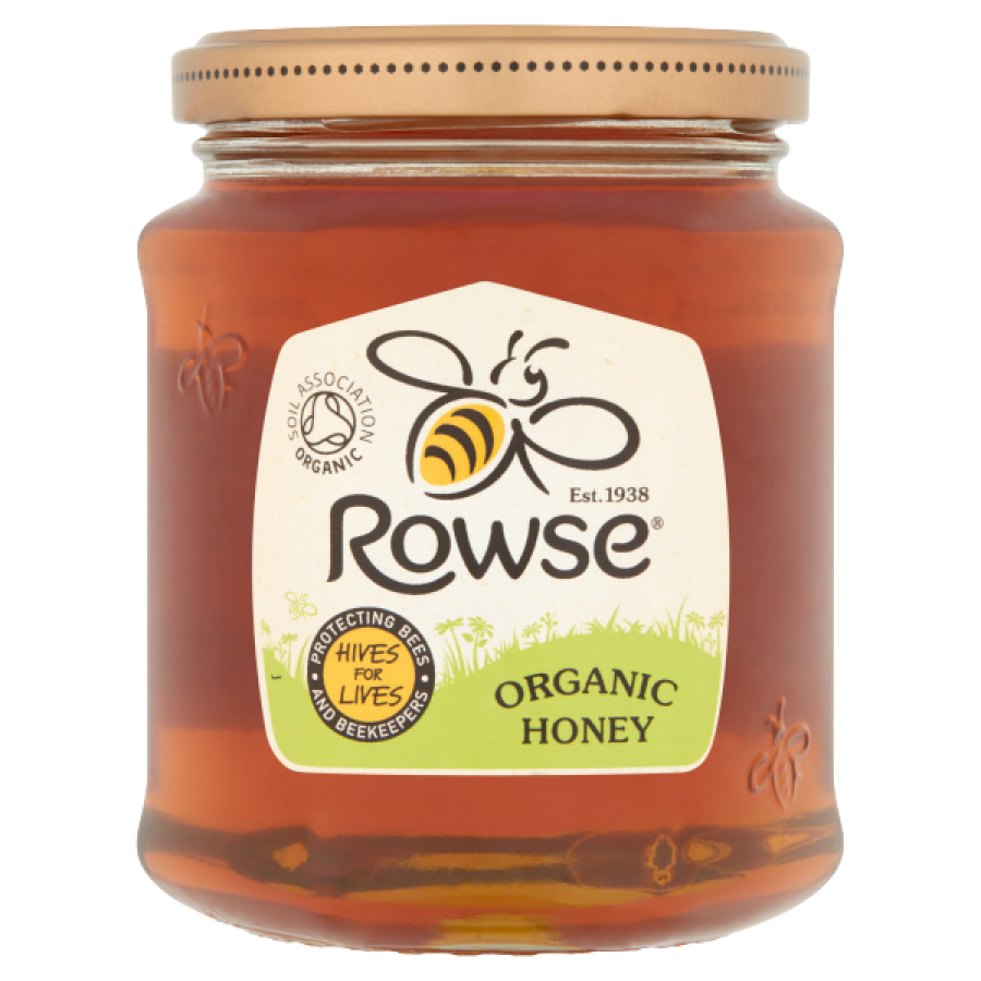 Rowse organic honey 340g 5011273040254