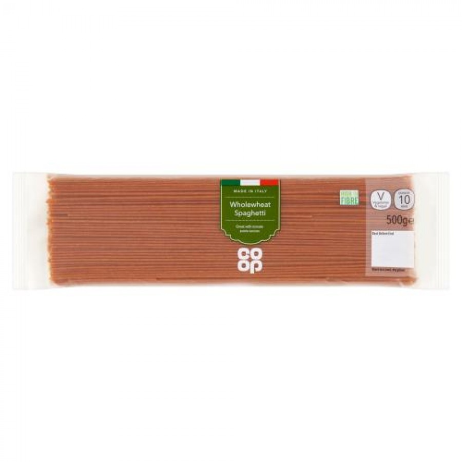 Coop wholewheat spaghetti 500g 5000128735551