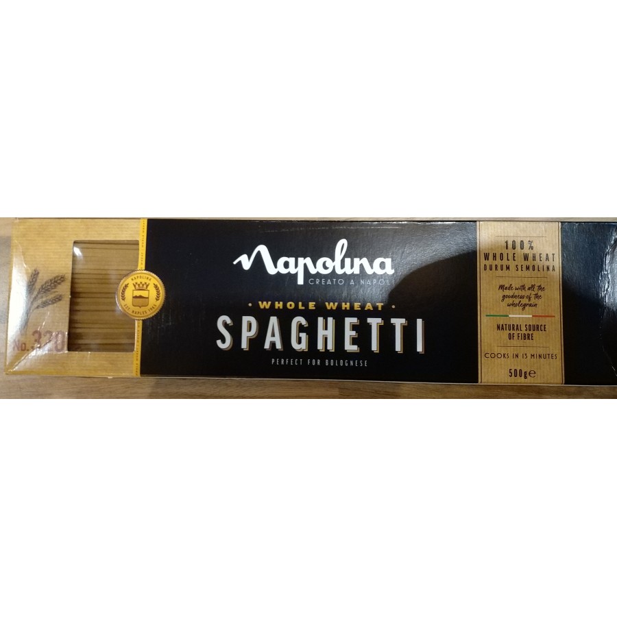Napolina whole wheat spaghetti 500g 5000232831316