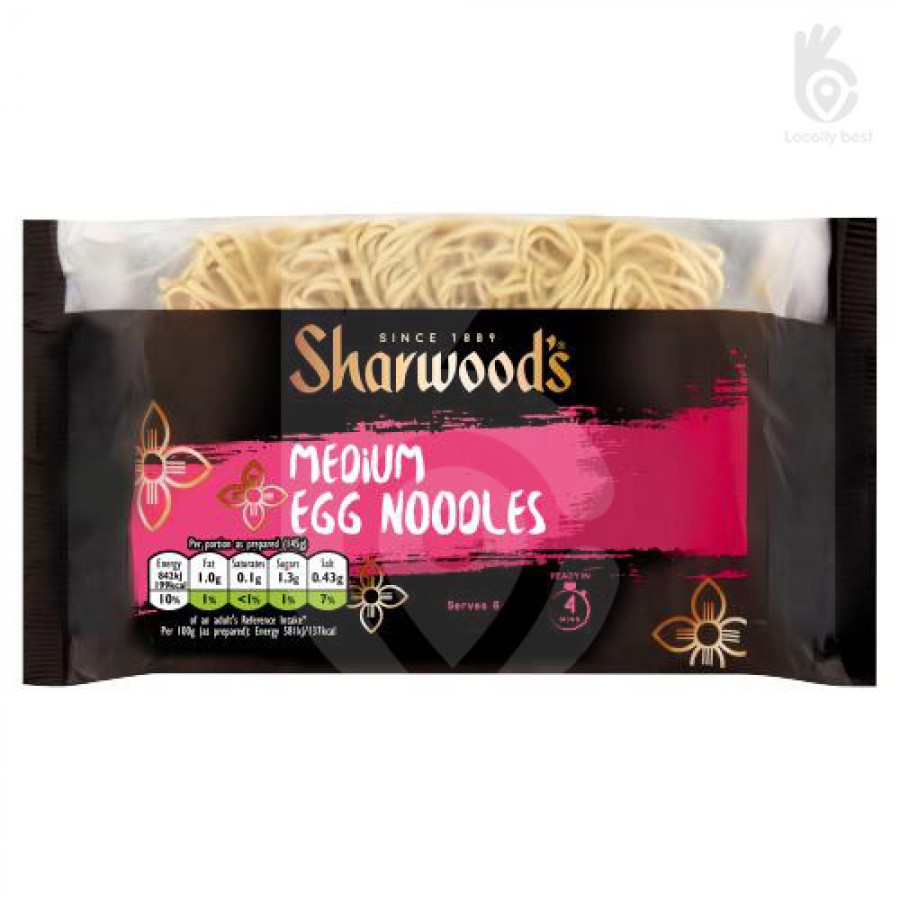 Sharwoods Medium egg noodles 5000354910920