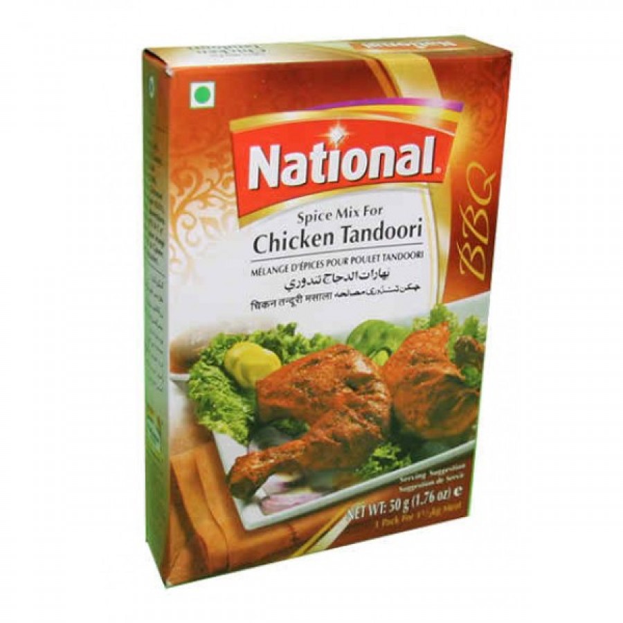 Chicken Tandoori Spice Mix National 50g / 620514004044