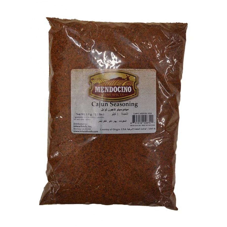 Cajun Seasoning Mendocino Fine Spices 1Kg (851019006701)