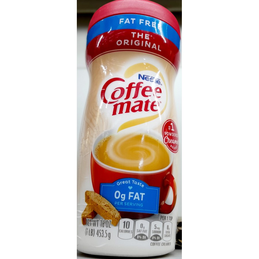 Coffee Mate Creamer, Fat Free Original 050000306220