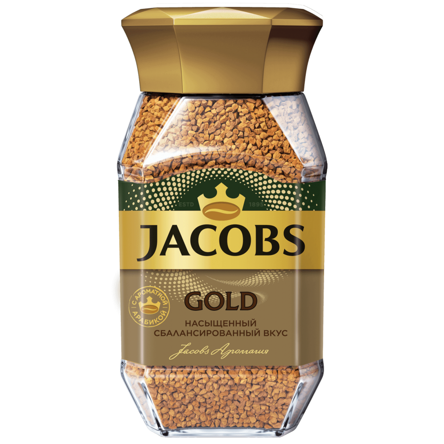 Jacobs Coffee Gold 190g 4607001779650