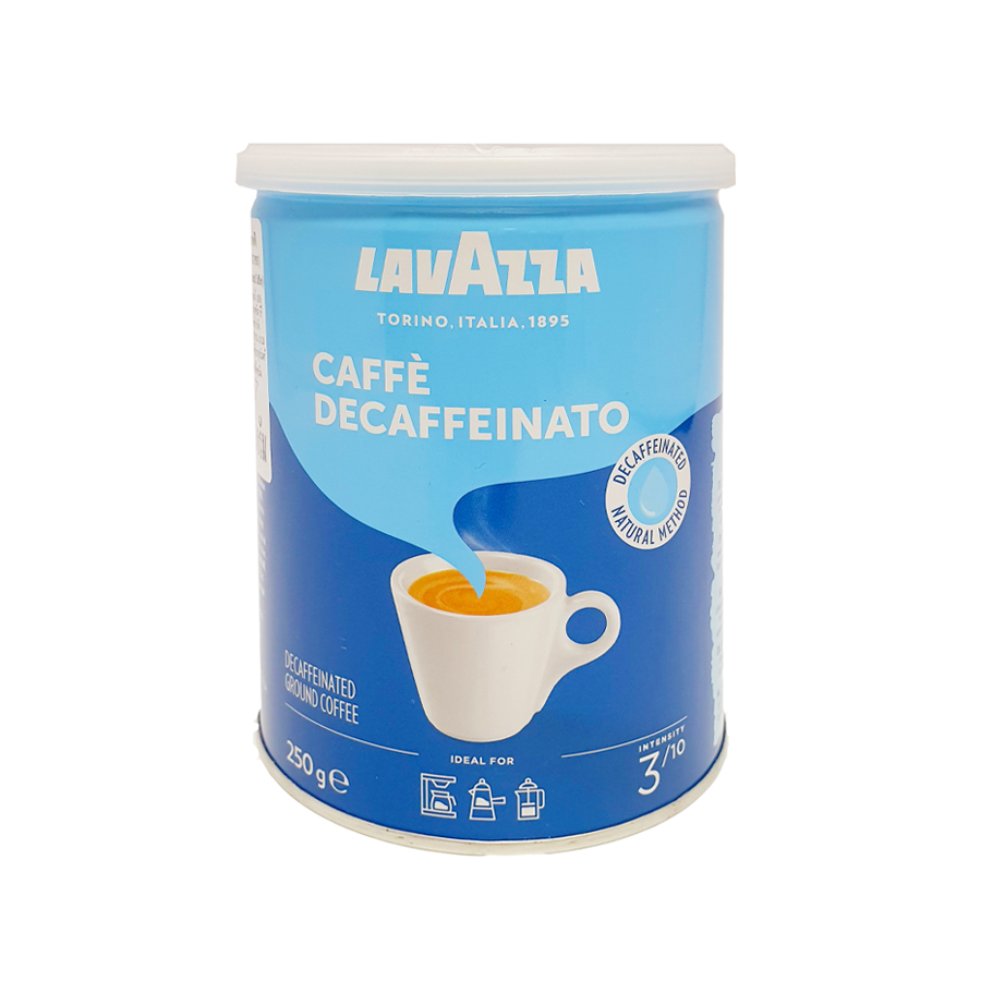 CAFÉ MOLIDO LAVAZZA DECAFFEINATO 250 G