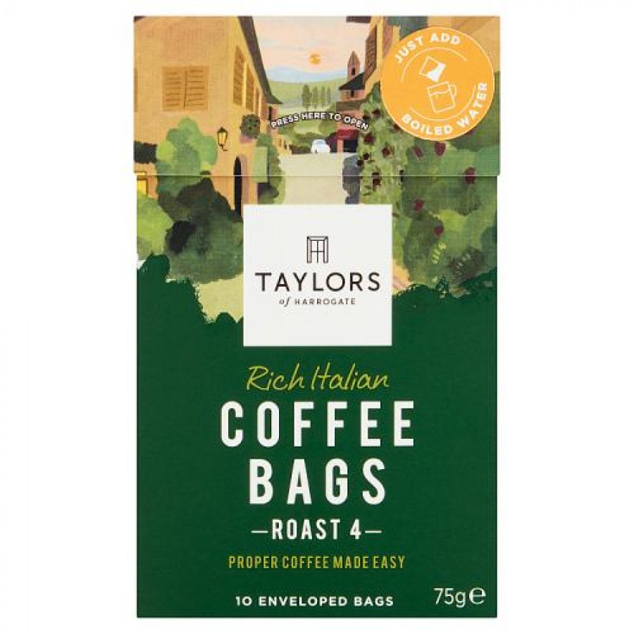 Taylors rich Italian coffee bags roast 4 75g 615357122468