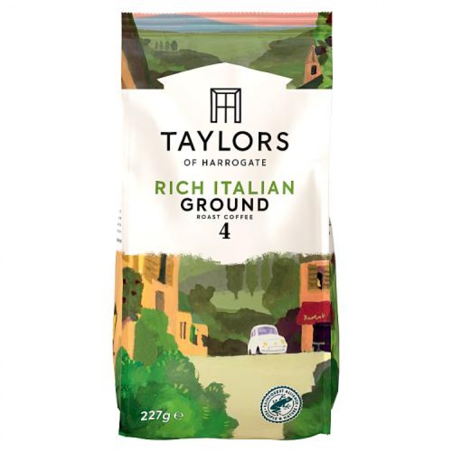 Taylors rich Italian ground roast coffee 227g 5010357117639