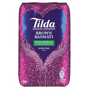 Tilda Brown Basmati Rice wholegrain 500g 5011157670119