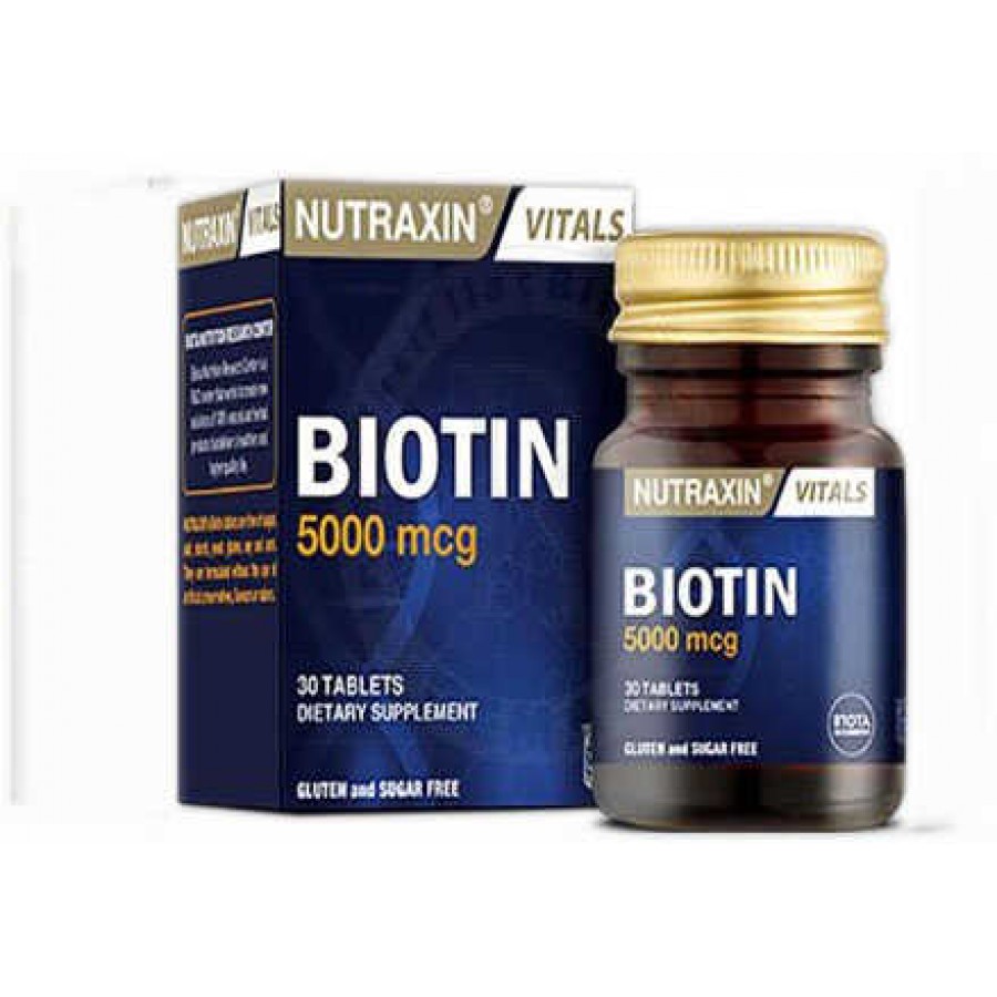 Nutraxin-biotin-5000-mcg-30-tablet 8680512628613