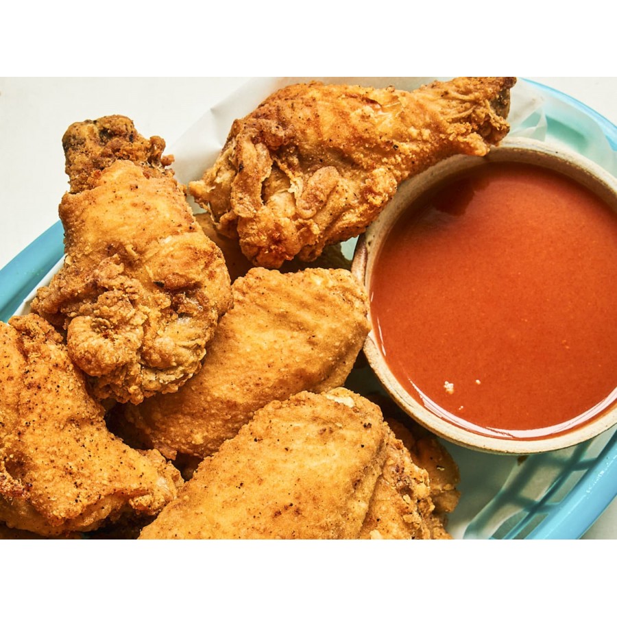 Southern fried chicken wings