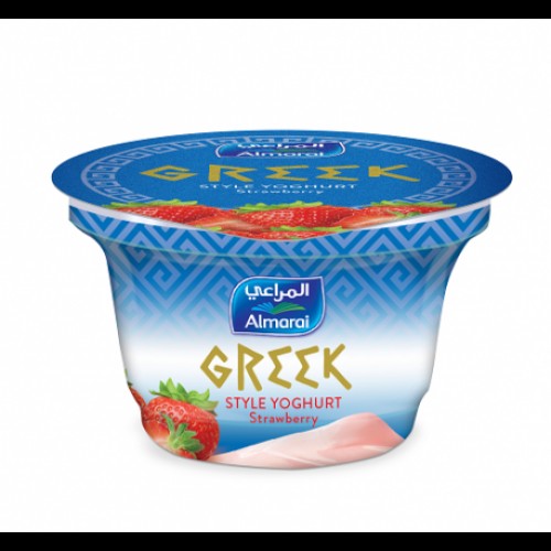 Almarai Greek Styled Yoghurt Strawberry-150gm (6281007046381)