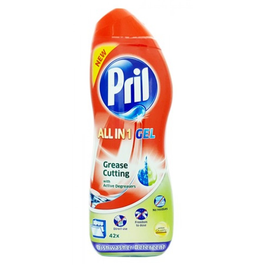 Pril Gold Gel With Active Degreasers Grease Cutting 900ml (9000101047103)