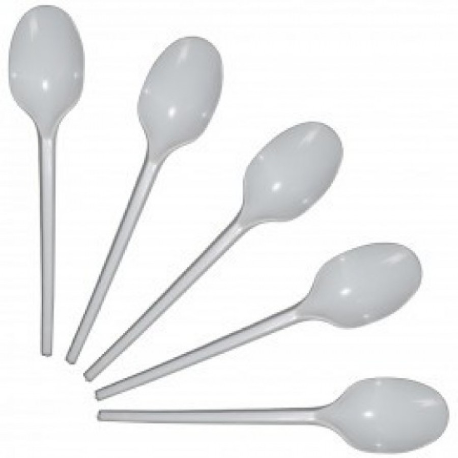 Spack Superior Quality Plastic Teaspoon 50pcs (6283845982012)