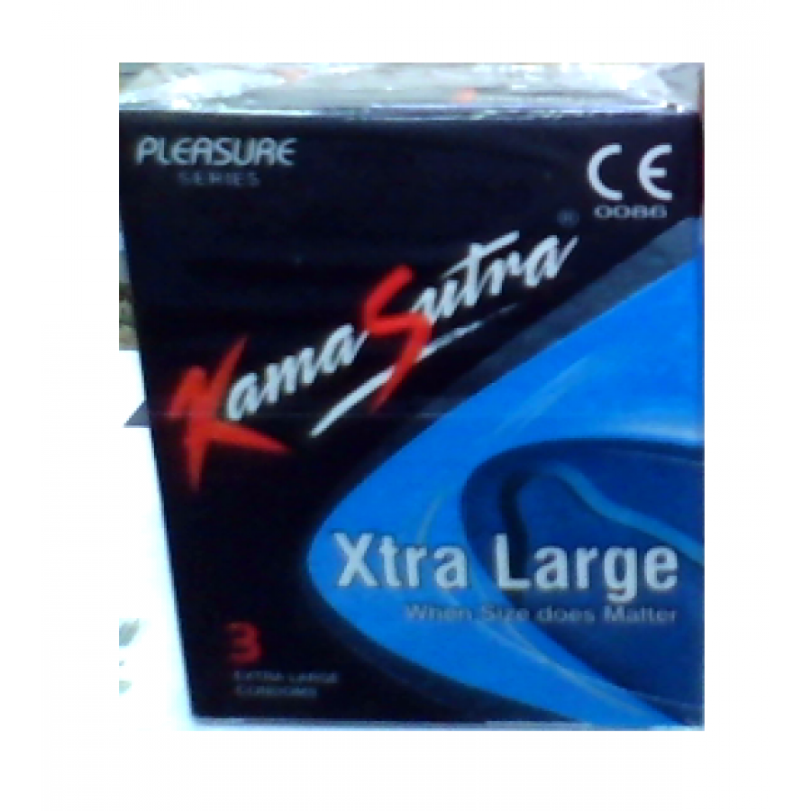 Kamasutra Extra Large 3 Condoms 8901216404984