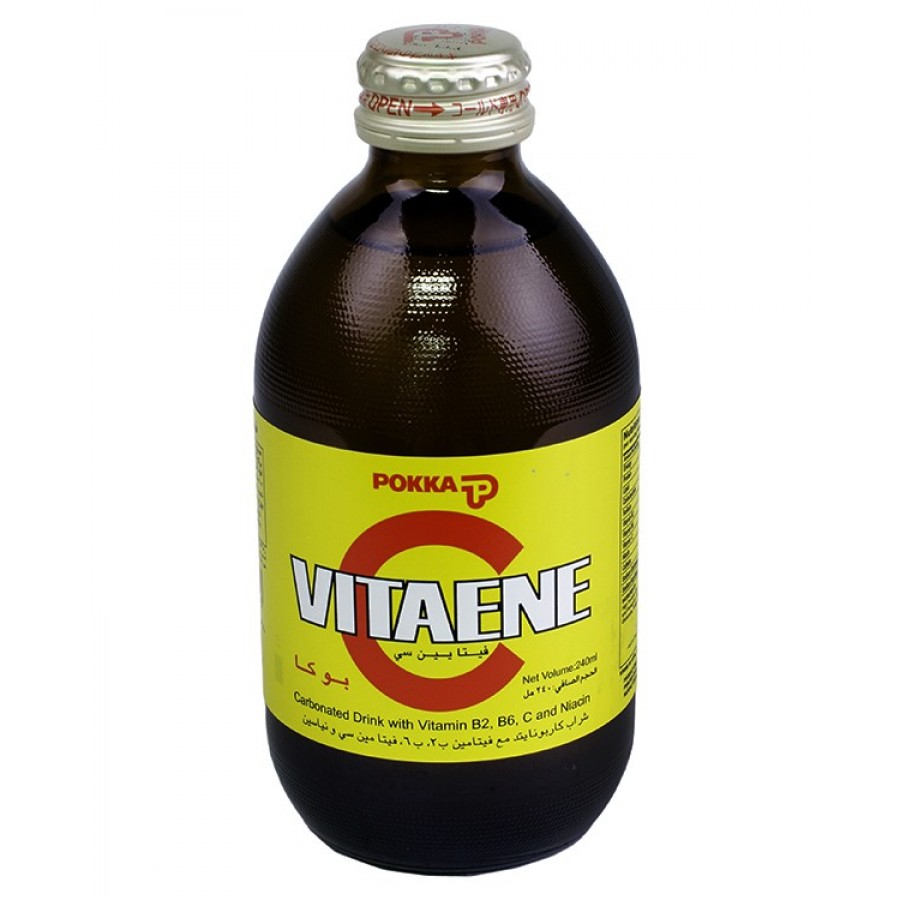 Pokka P Vitaene Carbonated Drink 240 mL / 4902471046456